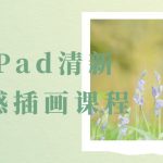 22节iPad清新治愈质感插画课程