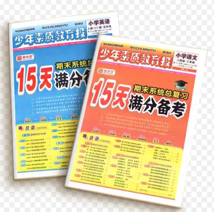 2025秋《少年素质报15天满分备考》电子版，小学系列(语数英)