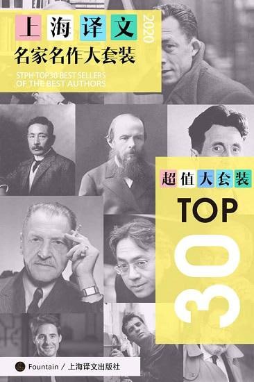 上海译文TOP30名家名作大套装(套装共30册&middot;2020年版)
