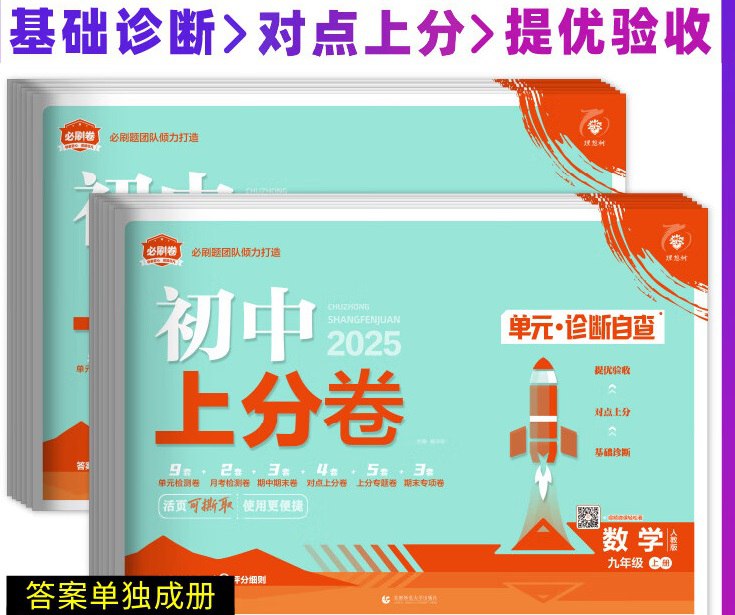 理想树《初中数学上分卷&middot;2025人教版》